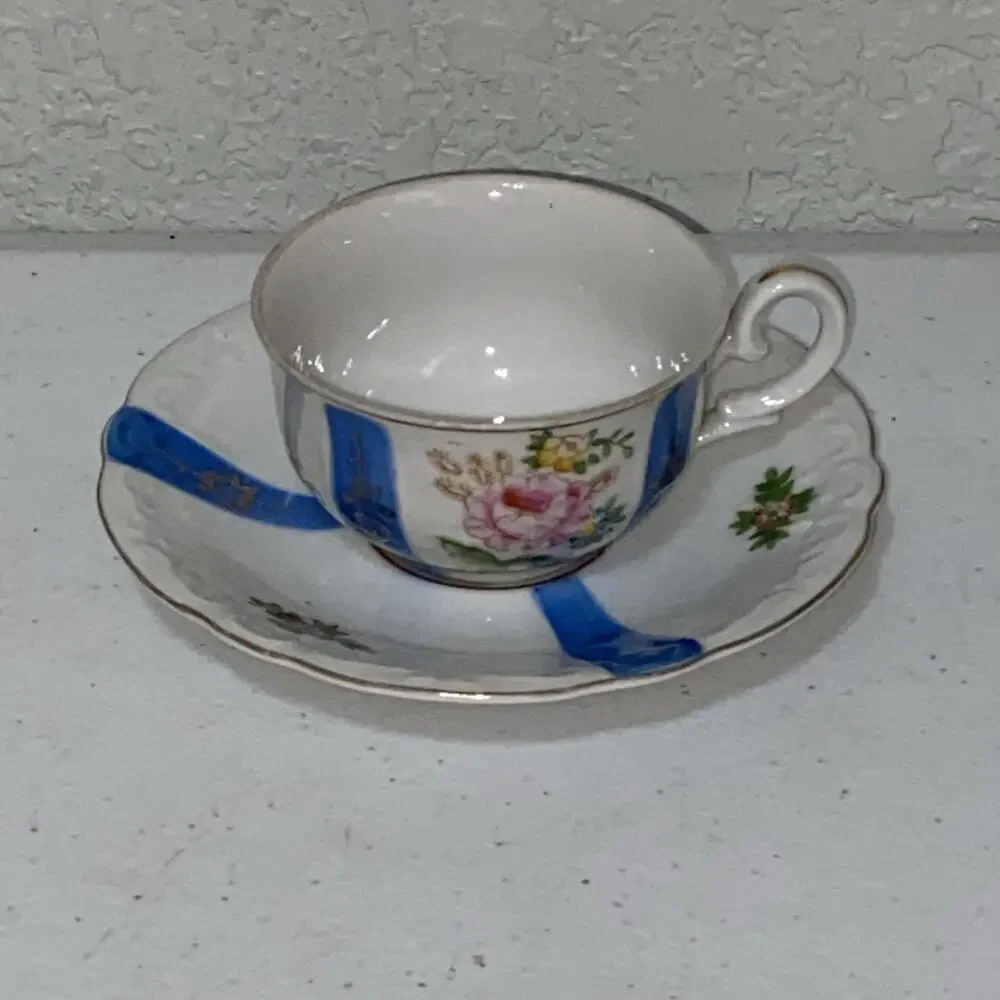 VTG Teapot Coffee Set Occupied Japan Chugai China Teacup Saucer‎ Creamer Sugar